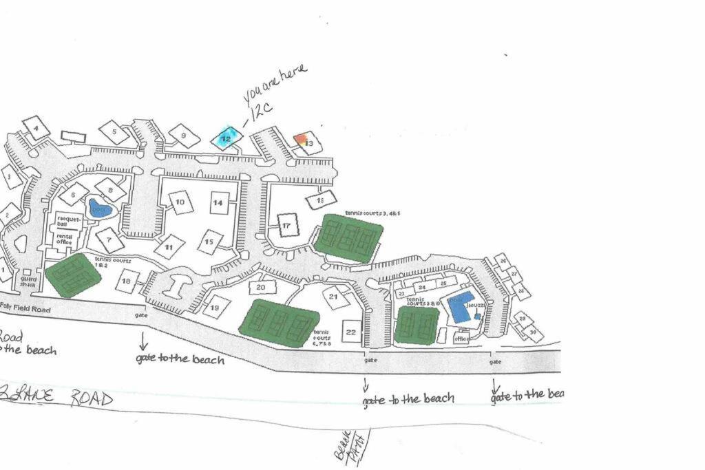Cute 2 Bedroom, 2 Bath Condo At Folly Field Beach 希爾頓黑德島 外观 照片